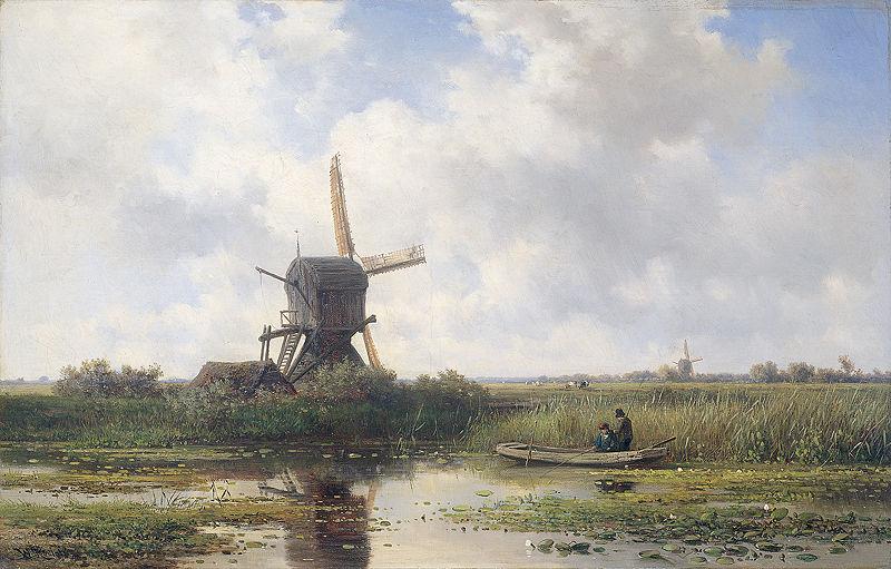 Willem Roelofs In t Gein bij Abcoude oil painting image